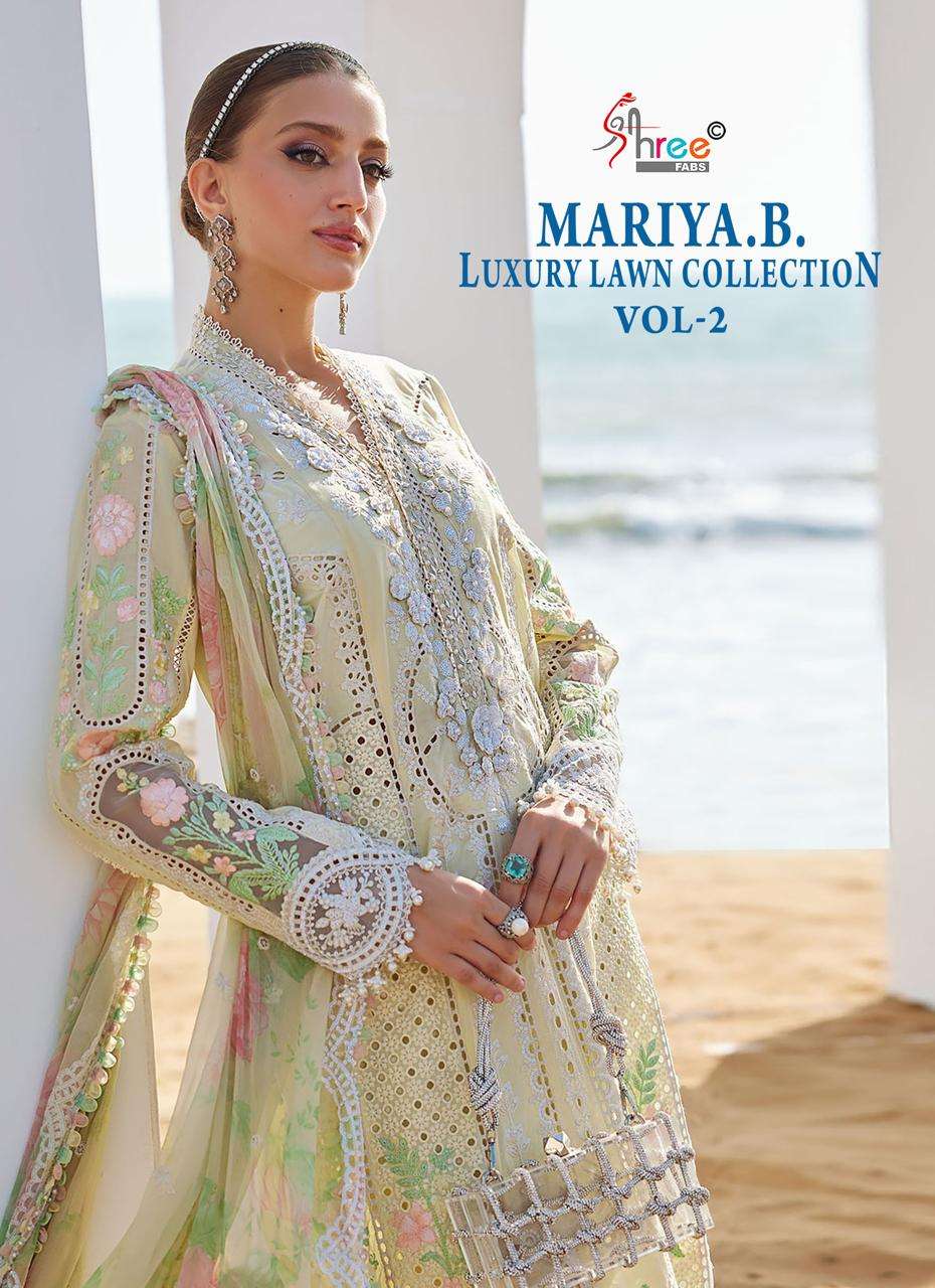 MARIYA B LUXURY LAWN COLLECTION VOL-2 BY SHREE